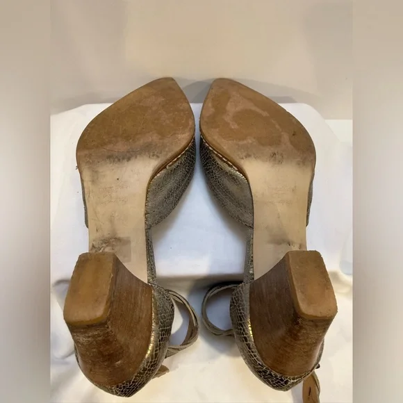 Sundance woven ankle heels size 38 - Picture 9 of 10